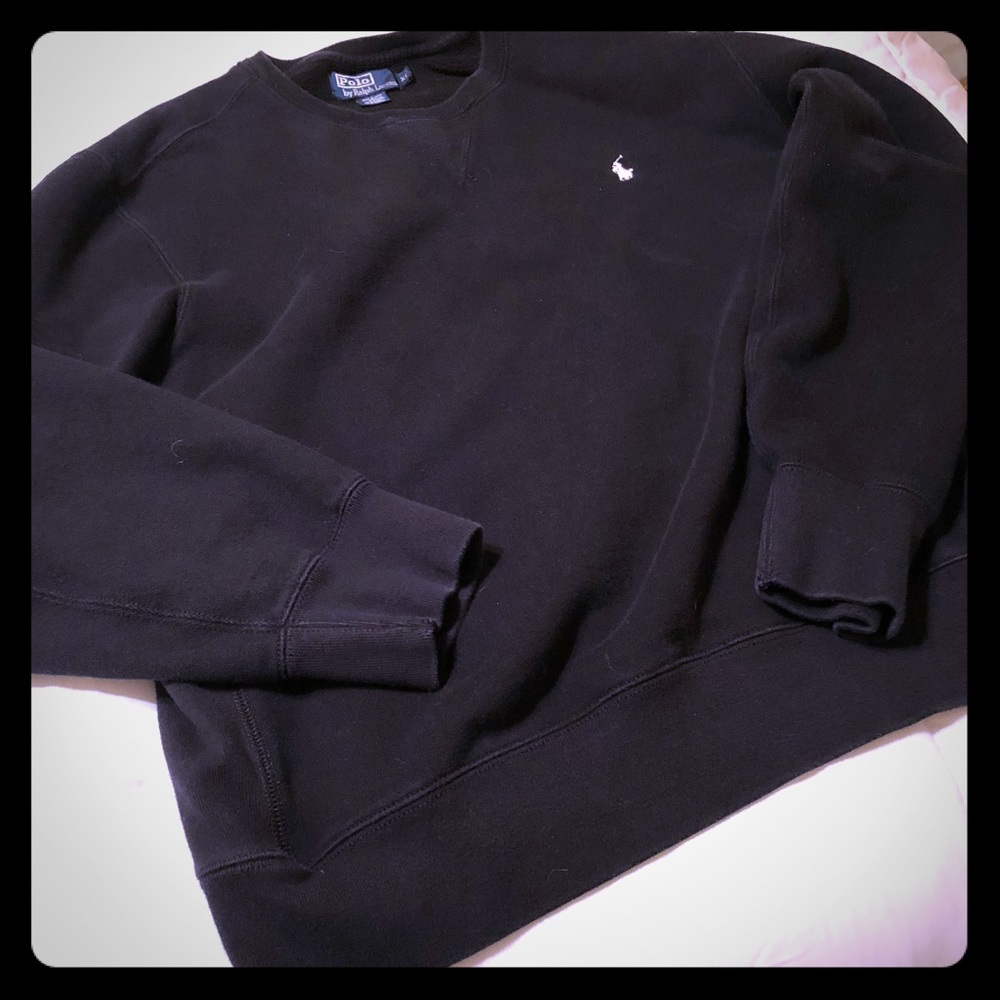 Men’s Polo Sweatshirt Black